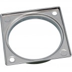 Fundo rāmis notekai 120x120x10 mm, Nerūsējošais tērauds