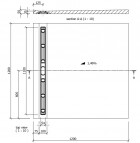 Fundo Riolito Neo 120x120 cm, ar kanālu pie sienas 110 mm 4