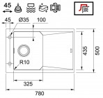 FXG 611-78 Fragranīta izlietne ar pop-up 13