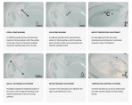 Genera Manual Rimless bidē pods ar vāku, Balts 8