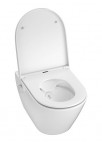 Genera Manual Rimless bidē pods ar vāku, Balts 3