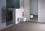 Geberit AquaClean Mera Classic bidē pods ar vāku, balts/hroms 6