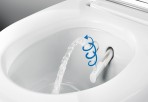 Geberit AquaClean Mera Classic bidē pods ar vāku, balts/hroms 3