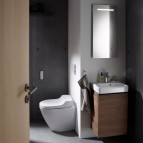 Geberit AquaClean Tuma Comfort bidē tualetes pods ar vāku, balts 7