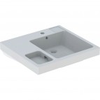 Geberit Bambini izlietne ar sūkļa trauku sānā 60x55 cm, Balta