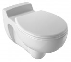 Geberit Bambini Rimfree pods no sienas ar dziļo skalošana, Balts 2