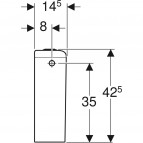 Geberit iCon Сливной бачок, белый 5