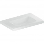 Geberit iCon Light izlietne ar sānu virsmu, balta, 75x48 cm