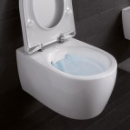 Geberit iCon Rimfree piekaramais pods ar QR/SC vāku, balts 5