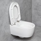 Geberit iCon sienas tualetes pods Compact, Rimfree, balts 4