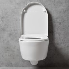 Geberit iCon sienas tualetes pods, samazināts dziļums, Compact, balts 2