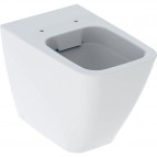 Geberit iCon Square grīdas tualetes pods, Rimfree, balts