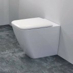 Geberit iCon Square grīdas tualetes pods, Rimfree, balts 6