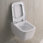 Geberit iCon Square sienas tualetes pods, Rimfree, balts 8