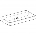 Geberit ONE pаковина горизонтальный слив, белая, 90x48 cm 2