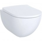 Geberit Aniara Rimfree piekaramis pods ar SC/QR vāku, Balts