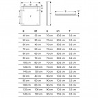 Geberit Option Basic spogulis ar LED 120x70 cm, Anodēts alumīnijs 3