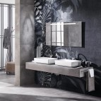 Geberit Option Basic spogulis ar LED 140x90 cm, Anodēts alumīnijs 2