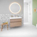 Geberit Option spogulis ar LED Ø50 cm, Anodēts alumīnijs 3