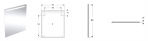 Geberit Option Basic spogulis ar LED 80x90 cm, Anodēts alumīnijs 3
