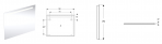 Geberit Option Basic spogulis ar LED 90x70 cm, Anodēts alumīnijs 3