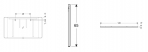Geberit Option spogulis ar LED 120x65 cm, Matēts alumīnijs 2