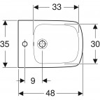 Geberit Selnova Compact bidē, balts 2