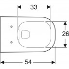 Geberit Smyle Rimfree подвесной унитаз, белый 3