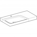 Geberit Xeno² pаковина с крылом, без отверстие для перелива, 90x48 cm 2
