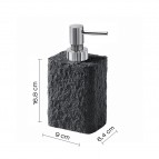 Gedy Aries šķidro ziepju dozators, Antracīts 2