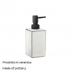 Gedy Lucrezia keramisks ziepju dozators 400 ml, Balts 6