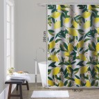 Gedy dušas aizskari Lemon 180x200 mm, Balti/zaļš/dzeltens 2