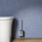 Gedy Biagio tualetes birste ar turētāju pie sienas, Hroms 3