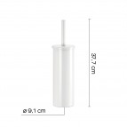 Gedy Flip tualetes birste ar turētāju, Balts matēts 2