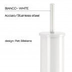 Gedy Flip tualetes birste ar turētāju, Balts matēts 3