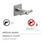 Gedy Fuji dubūltais dvieļu āķis, Hroms matēts 4