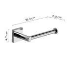 Gedy Fuji tualetes papīra turētājs, Hroms 2