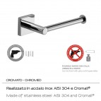 Gedy Fuji tualetes papīra turētājs, Hroms 3