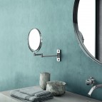 Gedy Gaia kosmētikas spogulis d=180 mm, Hroms 3