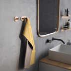 Gedy Juncos apaļš dvieļu āķis, Bambuss/Melns matēts 3