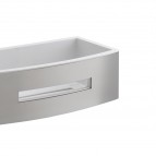 Gedy Poseidon dušas plaukts 24 cm, Hroms/Balts 3