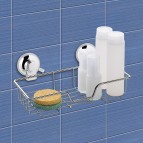 Gedy Hot dušas plaukts ar piesūcekni, Hroms 3