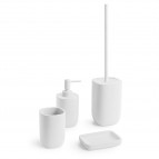 Gedy Ylenia tualetes birste ar turētāju, Balts matēts 3