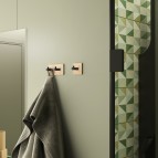 Gedy Juncos dubūltais dvieļu āķis kvadrāts, Bambuss/Melns matēts 4