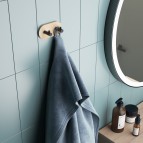 Gedy Juncos apaļš dubūltais dvieļu āķis, Bambuss/Melns matēts 3