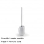 Gedy Iside tualetes birste ar turētāju, Balts  3