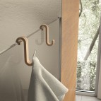 Gedy Merlino dvieļu āķis radiatoriem, Bambuss 3