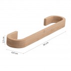 Gedy Himalaya dvieļu turētājs 300 mm, Bambuss 2