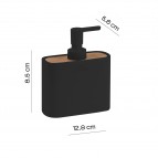 Gedy Ninfea šķidro ziepju dozators, Melns matēts 2