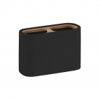 Gedy Ninfea zobu birstes turētājs, Melns matēts